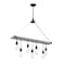 Westinghouse Chandelier 60W 7Lght Elway, Antique Ash, Matte, Brushed Gun Metal Accents 6116400 - alternate 3